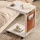 Stilvolle und elegante Seitenplatte mit Rollen