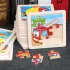 11x11 cm Holzpuzzle für Kinder
