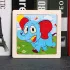 11x11 cm Holzpuzzle für Kinder