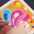 11x11 cm Holzpuzzle für Kinder