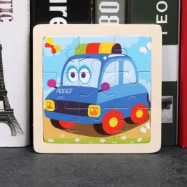 11x11 cm Holzpuzzle für Kinder
