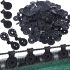 50 Stück Schwarze Schattierungsnetz-Clips