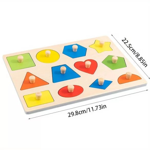 Geometrische Formensortierbrett