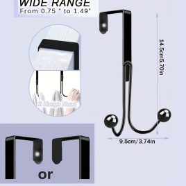   Ein multifunktionaler Türmantelständer mit Aufbewahrungstaschen