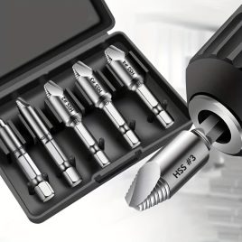 5er-Set Beschädigte Schrauben Entferner Bohrer