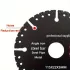 3 Stk. Professionelle Metalltrennklinge