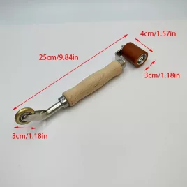 Zweiköpfige Malerrolle mit Silikon-Teflon-Kupferrädern