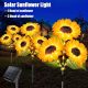 Solarbetriebene Sonnenblumenlampe für den Außenbereich