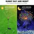 4er Set Solar-Feuerwerk-Lichterkette – LED Gartenbeleuchtung für den Außenbereich