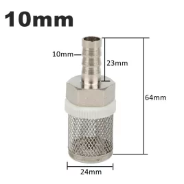   8–20 mm Schlauchfilter – Edelstahl-Maschensieb für Bewässerung, Autowäsche, Aquarium, Wasserpumpenfilter.
