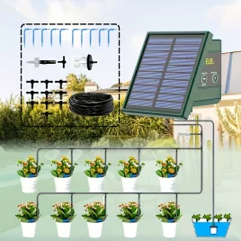   1,1 W Solarbetriebenes Tropfbewässerungssystem und Garten-Automatikbewässerungssystem