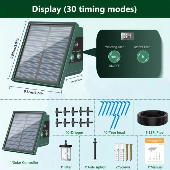 Solar-Tropfbewässerungssystem für den Garten