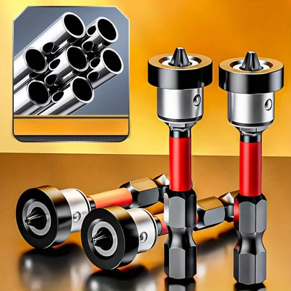S2 Stahl magnetische Schraubendreher-Bit-Set mit Begrenzungskragen