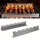2er-Set Multifunktionaler Edelstahl-Kebabs-Grill, Anti-Deformations-BBQ-Halter