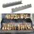 2er-Set Multifunktionaler Edelstahl-Kebabs-Grill, Anti-Deformations-BBQ-Halter