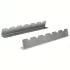 2er-Set Multifunktionaler Edelstahl-Kebabs-Grill, Anti-Deformations-BBQ-Halter