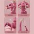 Universeller Rosa Pilates-Ring für Ganzkörper-Fitness Rosa