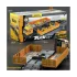 Jumbo-Legierung Container-LKW-Set mit multifunktionalem Kran - Gelb, manuelle Bedienung, langlebiges Kunststoffspielzeug für Jungen, ideales Weihnachtsgeschenk