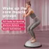 Bosu-Ball für Geschwindigkeitstraining, halbkugelförmiger Balance-Yoga-Ball für Fitness und Pilates, grau