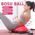 Bosu-Ball für Geschwindigkeitstraining, halbkugelförmiger Balance-Yoga-Ball für Fitness und Pilates, grau