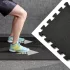 46 schwarze EVA ineinandergreifende Fitnessmatten Braun/EVA-Kreuzmuster-46 Stück