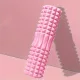 1 Stk. EVA-Schaum-Massagerolle für Yoga und Pilates, mittlere Härte, manuell, Fitness-Rückentrainer, Mobilitätsverbesserung, Fitnessstudio-Zubehör - Schwarz, Blau, Lila 30 cm Schwarz