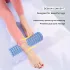 1 Stk. EVA-Schaum-Massagerolle für Yoga und Pilates, mittlere Härte, manuell, Fitness-Rückentrainer, Mobilitätsverbesserung, Fitnessstudio-Zubehör - Schwarz, Blau, Lila 30 cm Schwarz