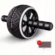 1 Stk. Heimfitness Bauchmuskeltrainer Rad - Tragbarer Core-Stärker Rot & Schwarz mit Griffen, Langlebiges PP-Material für Bauch- und Brustmuskeltraining, Oberkörpertraining Schwarz