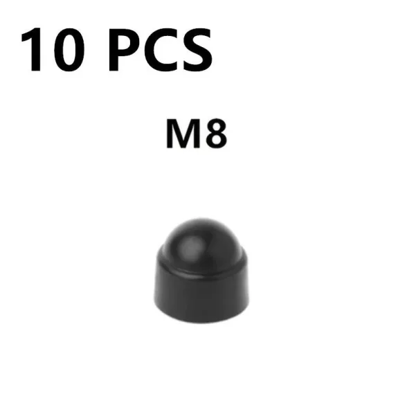10 Stück M6 M8 M10 M12 Schraubenschutzkappe Sechskant Kunststoff Schraubenmutter Edelstahl Staubschutz Autozubehör 10 Stück M10