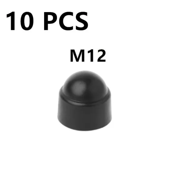 10 Stück M6 M8 M10 M12 Schraubenschutzkappe Sechskant Kunststoff Schraubenmutter Edelstahl Staubschutz Autozubehör 10 Stück M10