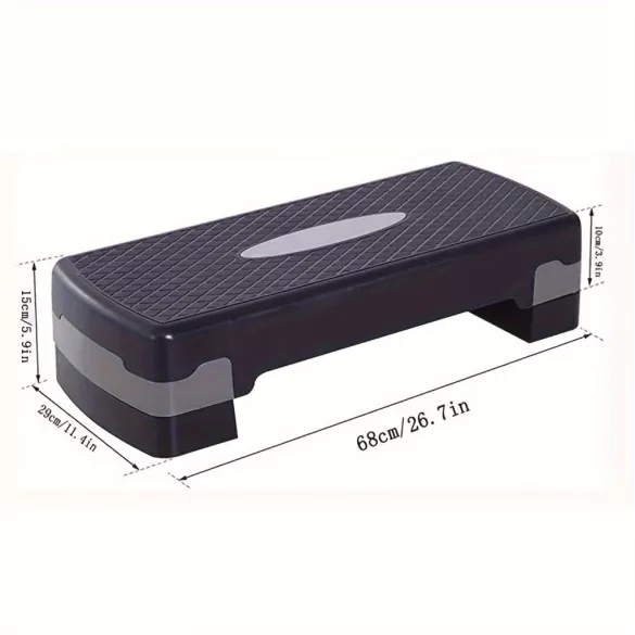 Fitness Stepper, Verstellbarer Aerobic Stepper, Trainingsbrett (1 Stk.)