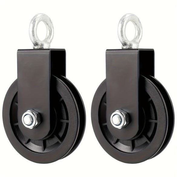 Verstärker Schwarzes Rutschbahn-Krafttestsystem mit Einstellbarem Widerstand und Sanften Rollen – Heim-Fitnessstudio-Ausrüstung für Klimmzüge mit 2 Rollen