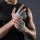 1 Paar Unisex Leichte Vierfinger-Trainingshandschuhe für Griffkraft, Gewichtheben und Training grau - XL