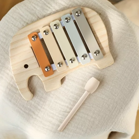 Elefantenspiel aus Holz, Lernspielbrett, Multifunktionales Hand- und Gehirnspiel für Eltern und Kinder, Weihnachtsgeschenk