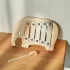 Elefantenspiel aus Holz, Lernspielbrett, Multifunktionales Hand- und Gehirnspiel für Eltern und Kinder, Weihnachtsgeschenk