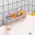 Vielseitige Netz-Organizer-Tasche für Bad und Dusche - Ideal zur Aufbewahrung von Spielzeug, Snacks und Haaraccessoires, weiß