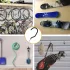 2er-Pack Gusseisen-Garagentor-Wandhaken für Fahrräder