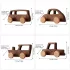 1 Stk./4-tlg. Holz-Auto-Wandhaken-Set Klassische Autos