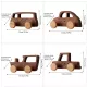 1 Stk./4-tlg. Holz-Auto-Wandhaken-Set Klassische Autos