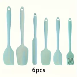 6-teiliges Premium Silikon-Spatel-Set Nordic Green - 6 Stk.