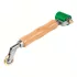 1 Stk. 2-in-1 Silikon-Nahtglätter, Handglättrolle für PVC/TPO/EPDM-Einschichtdachbahn, ohne Füllung, batterielos Grün 2-in-1 Silikonrolle
