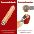 1 Stk. 2-in-1 Silikon-Nahtglätter, Handglättrolle für PVC/TPO/EPDM-Einschichtdachbahn, ohne Füllung, batterielos Grün 2-in-1 Silikonrolle