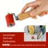 1 Stk. 2-in-1 Silikon-Nahtglätter, Handglättrolle für PVC/TPO/EPDM-Einschichtdachbahn, ohne Füllung, batterielos Grün 2-in-1 Silikonrolle