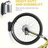 1 Set drehbarer verstellbarer Fahrrad-Wandhaken, vertikaler Garagen-Fahrradhalter, platzsparende Lösung, Tragkraft 29,94 kg