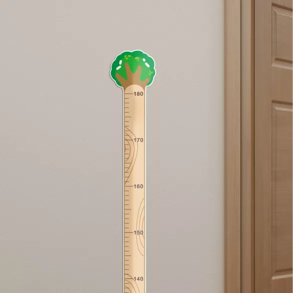 Sci-Fi Zeichentrick-Design Wand-Messleiste für präzise Messungen ohne Wandschäden Sonnensystem