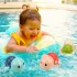 1 Stk. Aufziehbares Schwimm-Schildkröten-Badespielzeug Rot