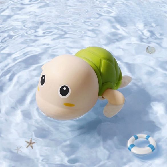 1 Stk. Aufziehbares Schwimm-Schildkröten-Badespielzeug Rot