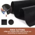 4 Stück antihaftbeschichtete, wiederverwendbare Grillmatte Schwarz - 4 Stück + bunte Box