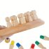 Holz-Memory-Spiel, das auch eine Lerntafel ist