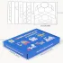 180-tlg. Holzbausteine - Tangram-förmiges Puzzle-Set